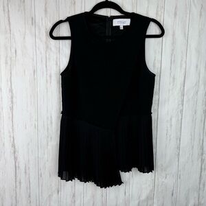Derek Lam black pleated tank size 8